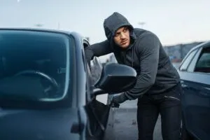 Car Thief Breaking Door Criminal Job Burglar Theft Defense Attorney Fort Lauderdale 300x200