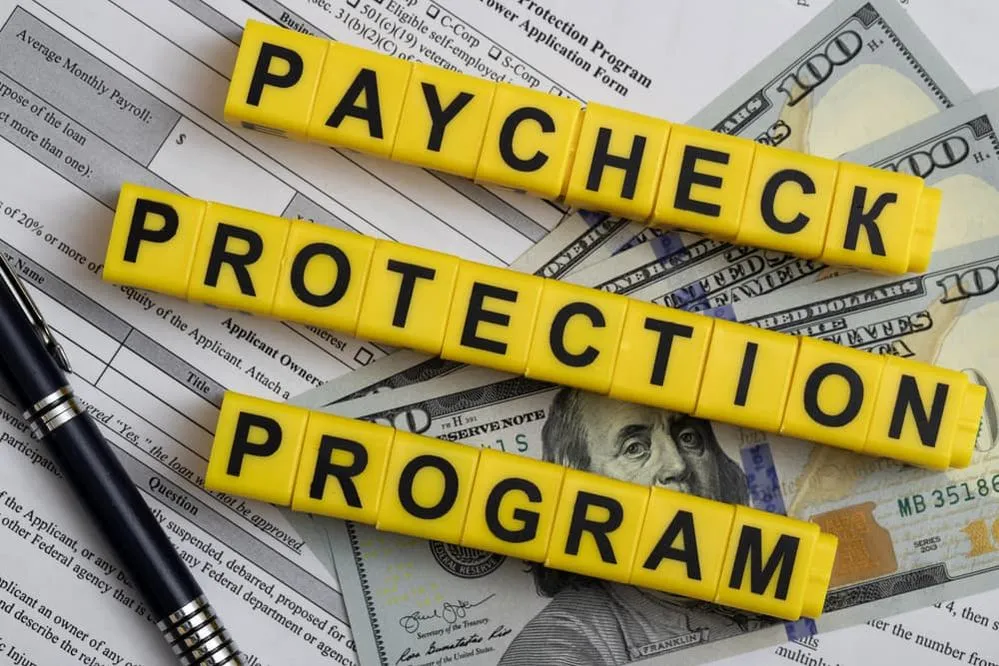 Formulario de solicitud de préstamo del Programa de Protección de Nómina para prestatarios.