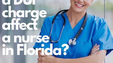 ¿Cómo afecta un cargo de DUI a una enfermera en el sur de Florida?