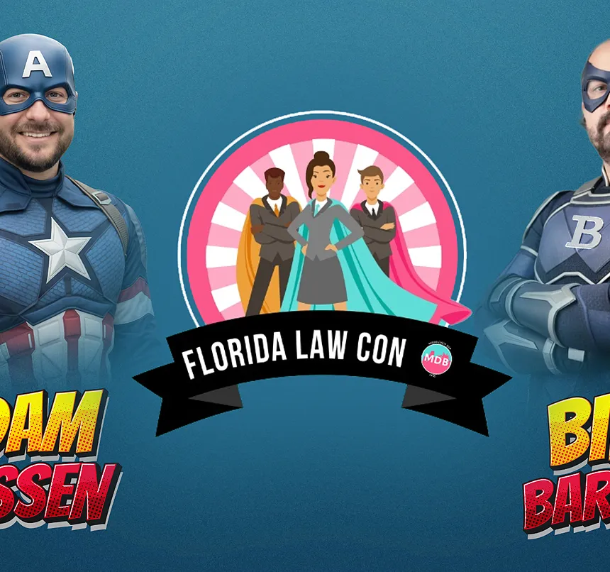 Adam Rossen and Bill Barner presenting on crimmigration at Florida Law Con 2026