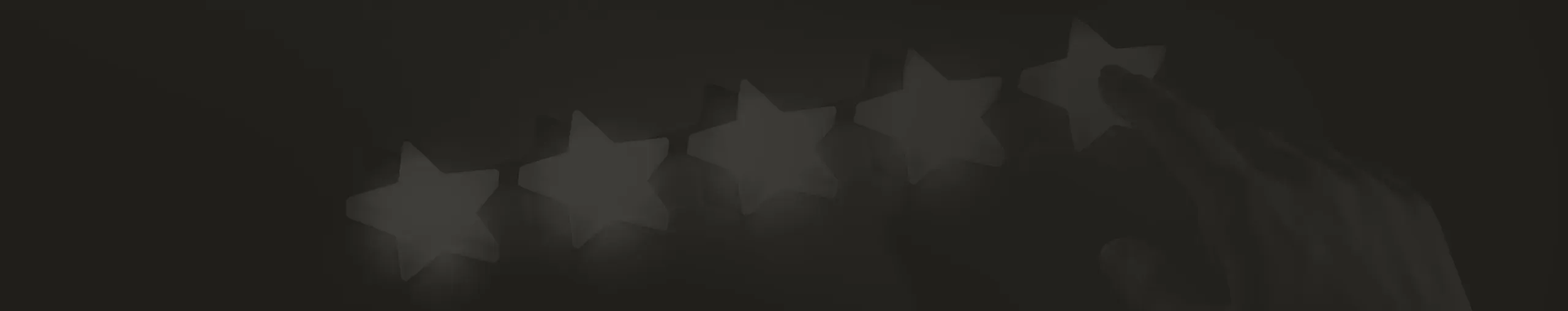 Una calificación de cinco estrellas