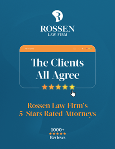 Portada de The Clients All Agree: Rossen Law Firm's 5-Star Rated Attorneys