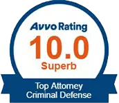 Calificación Avvo Superb en derecho penal