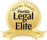Insignia del premio Florida Trend's Legal Elite