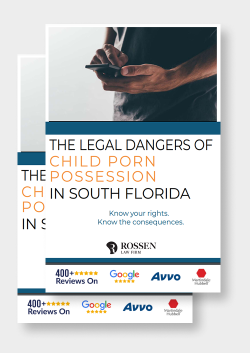 Los peligros legales de la posesión de pornografía infantil en el Sur de Florida