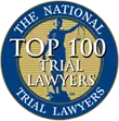 Insignia del premio National Trial Lawyers Top 100