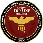 National Association of Distinguished Counsel - Nation's Top One Percent