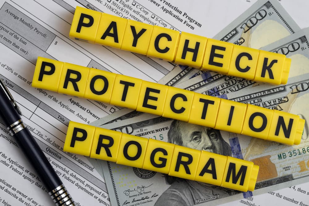 Paycheck Protection Program Loan Application Form for Borrowers.