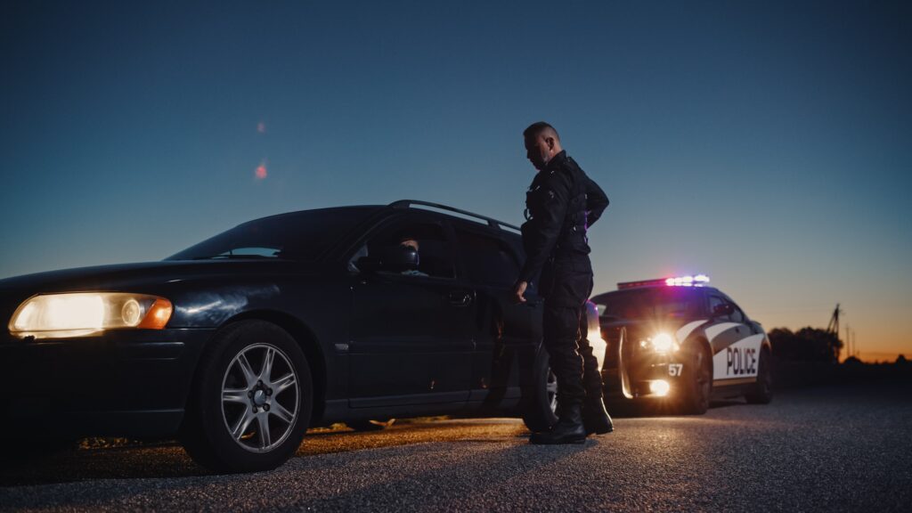 police traffic stop
