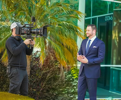 Adam Rossen Marchman Baker Act Lawyer Filming video for the firm